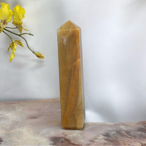 Yellow Aventurine Obelisk Tower - Picture 5 of 5